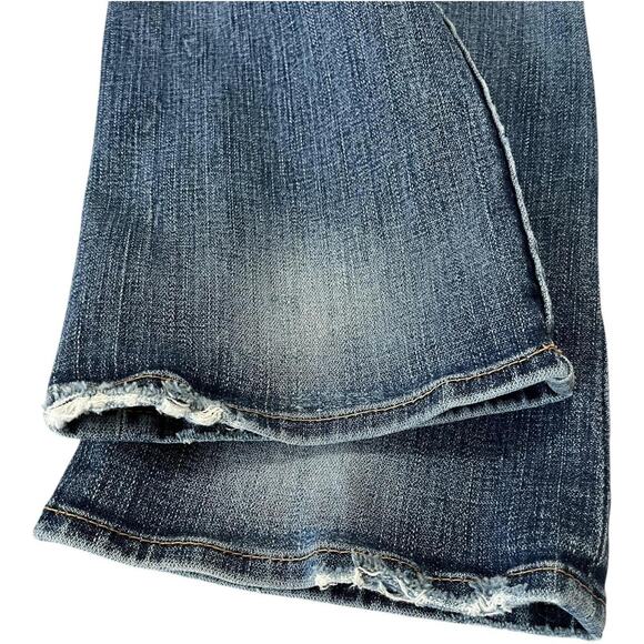 True Religion Yellow Point Flap Pocket Slim Straight Jeans - Picture 5 of 6